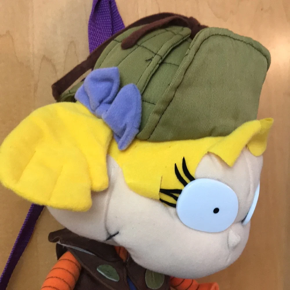 Vintage RUGRATS BACKPACK ANGELICA PICKLES 1998 Viacom Stuffed Plush - Picture 6 of 11